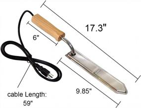 img 2 attached to Stainless Steel Electric Honey Harvest Uncapping Knife - Beekeeping Supplies Equipment