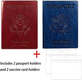 img 2 attached to Redify Passport Vaccine Holder Combo