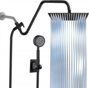 img 4 attached to Indulge In Luxury With LOHNER'S Stainless Steel Metal Shower Heads And Handheld