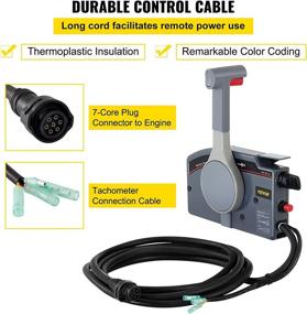 img 1 attached to Mophorn Throttle Control 703 48230 12 00 Outboard