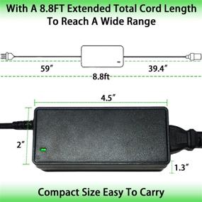 img 3 attached to 🔌 Versatile AC to DC Converter: 110V to 12V 5A 60W Car Cigarette Lighter Adapter