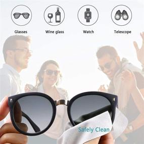 img 1 attached to LifeArt Eyeglasses Portable Leather Sunglasses Men's Accessories : Sunglasses & Eyewear Accessories