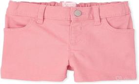 img 1 attached to 👖 The Children's Place Denim Shorts for Baby Girls: Stylish and Comfortable