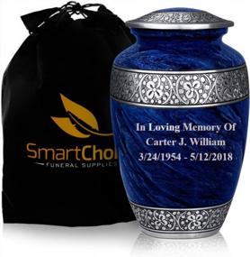 img 1 attached to Personalized Urn For Human Ashes - SmartChoice Adult Memorial Funeral Cremation Urn