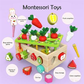 img 3 attached to 🔶 Exploring Shapes with TUFOVER Montessori Toys: Educational Sorting Toys for Kids, Toddlers, and Babies (Ages 1-3)