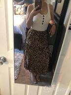 img 1 attached to Women'S Boho Floral Print High Waist A Line Maxi Skirt With Pockets review by Brian Wesley
