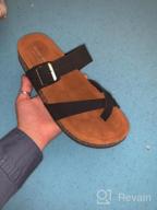 img 1 attached to Stylish Thong Strap Sandals With Buckle Detail For Women By DailyShoes review by Casey Oliver