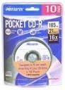 img 1 attached to 📀 Memorex 185MB/210-Minute 3" Pocket CD-R Media (10-Pack) - Limited Stock, Buy Now!