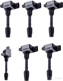 img 4 attached to 🔥 ENA Set of 6 Ignition Coil Pack Compatible with Nissan Infiniti Pathfinder QX4 2001 3.5L V6 - C1335 C1332 UF-331 Replacement