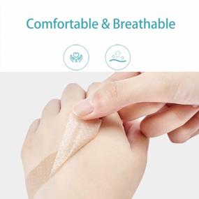 img 1 attached to Waterproof Silicone Tape With Easy Tear Design For Pain-Free Removal, Medical Grade Adhesive, Comfortable And Breathable (1.6In X 59 In, 1 Roll) - Dimora Soft