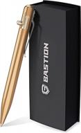 🖋️ bastion raw copper bolt action pen: a premium luxury retractable metal pen with gift case for effortless style and elegance логотип