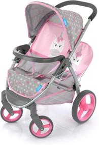 img 4 attached to Experience Magical Adventures With Hauck Unicorn Malibu Duo Stroller: The Ultimate Stroller For Twin Dolls Or Siblings