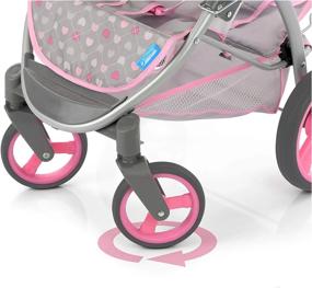 img 2 attached to Experience Magical Adventures With Hauck Unicorn Malibu Duo Stroller: The Ultimate Stroller For Twin Dolls Or Siblings