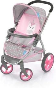 img 3 attached to Experience Magical Adventures With Hauck Unicorn Malibu Duo Stroller: The Ultimate Stroller For Twin Dolls Or Siblings