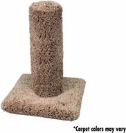 🐱 enhance your cat's playtime with the ware manufacturing carpeted kitty cactus cat scratch post – 18-inch (assorted) logo