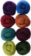🧶 wistyria editions wr-905r wool roving, the bouquet, 8-pack - enhanced seo logo