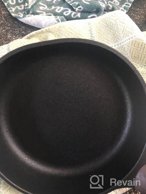 img 1 attached to 🍳 SENSARTE 9.5 Inch Nonstick Frying Pan Skillet Omelette Pan, Woodgrain Handle, Chef's Pans for All Stove Tops, Healthy & Safe Cookware, PFOA Free, Induction Compatible review by Carl Givens