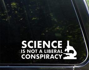 img 1 attached to 🔬 Vinyl Productions - Science is Not a Liberal Conspiracy: 8.75" x 3" Decal Sticker for Cell Phones, Windows, Bumpers, Laptops, Glassware and More