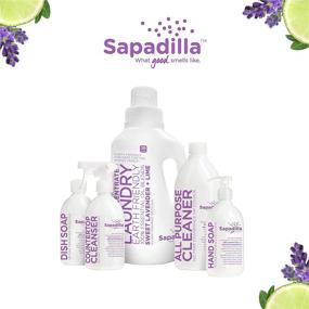 img 1 attached to 16oz Sapadilla Sweet Lavender + Lime Countertop Cleanser.