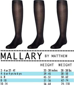 img 3 attached to Shop the Mallary Matthew 3 Pack Pantyhose Spandex for Girls' Clothing and Socks & Tights