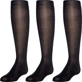 img 4 attached to Shop the Mallary Matthew 3 Pack Pantyhose Spandex for Girls' Clothing and Socks & Tights