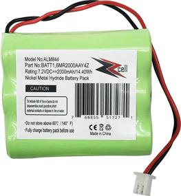 img 3 attached to High Capacity 7.2V 2000mAh Replacement Battery for 2Gig BATT1, BATT1X, BATT2X, 6MR2000AAY4Z, GC2 2GIG-CNTRL2 2GIG-CP2, GCKIT311, 228844, Go Control Panel Alarm System 10-000013-001, PERS-4200