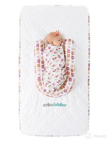 img 4 attached to Стандартный матрас для кроватки Cuddler Подходит для слонов