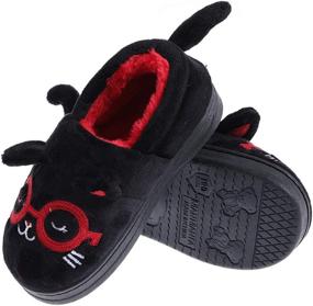 img 2 attached to 👞 XYLUIGI Winter Toddler Outdoor Boys' Slippers - Cozy Shoes