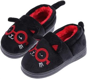 img 3 attached to 👞 XYLUIGI Winter Toddler Outdoor Boys' Slippers - Cozy Shoes