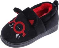 👞 xyluigi winter toddler outdoor boys' slippers - cozy shoes logo