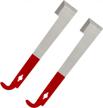 professional beekeeping tool: stainless steel hive tool with 11-inch j-shaped frame lifter and scraper hook logo