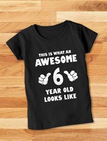 img 1 attached to 🎉 Stylish Birthday Fitted T Shirt for Girls – Tops, Tees & Blouses that Look Amazing