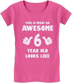 img 4 attached to 🎉 Stylish Birthday Fitted T Shirt for Girls – Tops, Tees & Blouses that Look Amazing