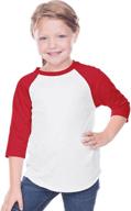 👕 kavio contrast raglan girls' jersey top for toddlers - clothing via tops, tees & blouses logo