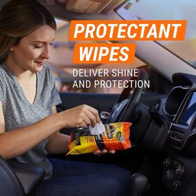 img 2 attached to Armor All Car Protectant Wipes: Interior UV Protection Against Cracking and Fading (60 Count)