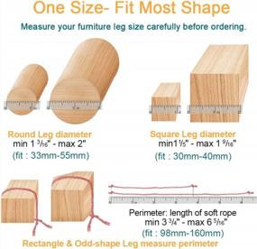 img 3 attached to Protect Your Hardwood Floors With 16 Pcs Of Non-Slip Chair Leg Protectors And Furniture Pads With Free-Moving Covers