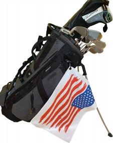 img 2 attached to Golf Towel With Bag Clip For Police, Firefighters, Military - Golf Gift Idea For Veterans