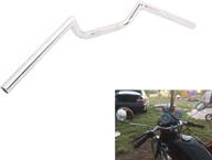 🏍 anxin universal chrome handlebars 22mm for bobber custom applications - 7/8" cafe racer ace clubman style handlebar логотип