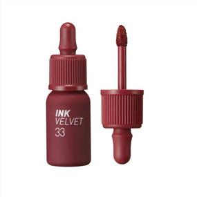 img 4 attached to Intense And Long-Lasting Pure Red Velvet Lip Tint - Paraben And Gluten-Free