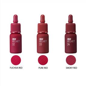 img 2 attached to Intense And Long-Lasting Pure Red Velvet Lip Tint - Paraben And Gluten-Free