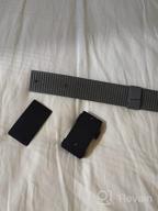 img 1 attached to Nylon Ratchet Belts Automatic Buckle Men's Accessories and Belts review by Dante Jeppi