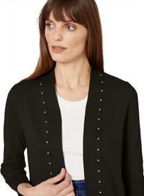 img 2 attached to Women'S Rafaella Heat Set Cardigan: Keep Warm In Style!