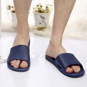 img 2 attached to Jiyaru Unisex Couples Skid-Proof Home Slippers Beach Sandal - Perfect For Indoors And Outdoors!