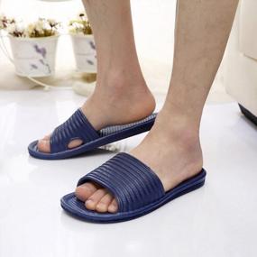 img 1 attached to Jiyaru Unisex Couples Skid-Proof Home Slippers Beach Sandal - Perfect For Indoors And Outdoors!