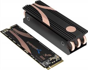 img 4 attached to 💥 High Performance Sabrent 500GB Rocket Nvme PCIe 4.0 M.2 2280 Internal SSD with Heatsink (SB-ROCKET-NVMe4-HTSK-500)