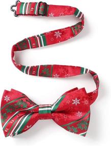 img 2 attached to HISDERN Christmas Pocket Holiday Handkerchief Men's Accessories