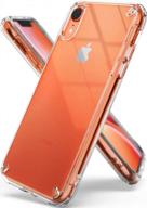 crystal clear protection for your iphone xr with ringke fusion case: scratch-resistant and compatible logo