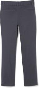 img 3 attached to 👖 French Toast Girls Stretch Straight Pants & Capris - Optimal Girls' Clothing for Style and Comfort