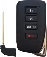 complete lexus remote store bundle - oem 4 button keyless entry remote for 2014-2016 is200/is250/is300/is350 & 2015-2017 rc350 with uncut emergency key insert logo