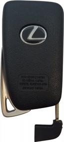 img 1 attached to Полный комплект Lexus Remote Store Bundle — OEM 4-кнопочный пульт дистанционного управления без ключа для моделей IS200/IS250/IS300/IS350 и 2015-2017 RC350 с неразрезанной вставкой аварийного ключа